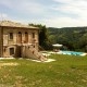 seeing the Villa Colle Di Paulo in Abruzzo towards the pool