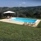 The private pool at the Villa Colle Di Paul in Abruzzo