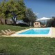 Looking at the back from the pool at the Villa Colle Di Paul in Abruzzo