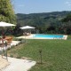 Walking from the Villa Colle Di Paulo in Abruzzo to the private pool